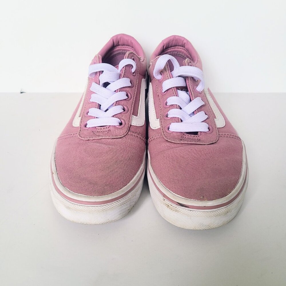 Vans Off The Wall Old Skool Pink/True White Skate Sneakers Women's Size 7 - Picture 4 of 10